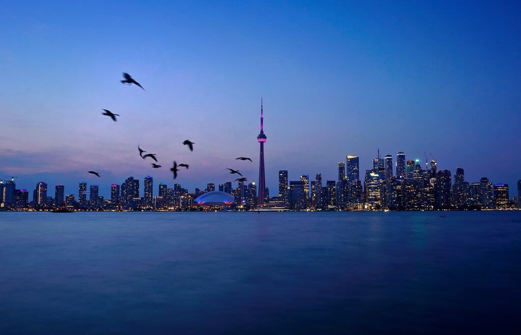 Panoráma mesta Toronto, najlepšieho a najvyhľadávanejšieho mesta na svete.