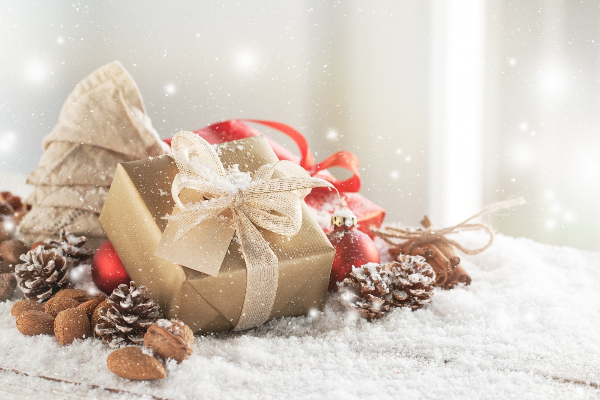 vianočné ozdoby a vianočné darčeky na vianoce