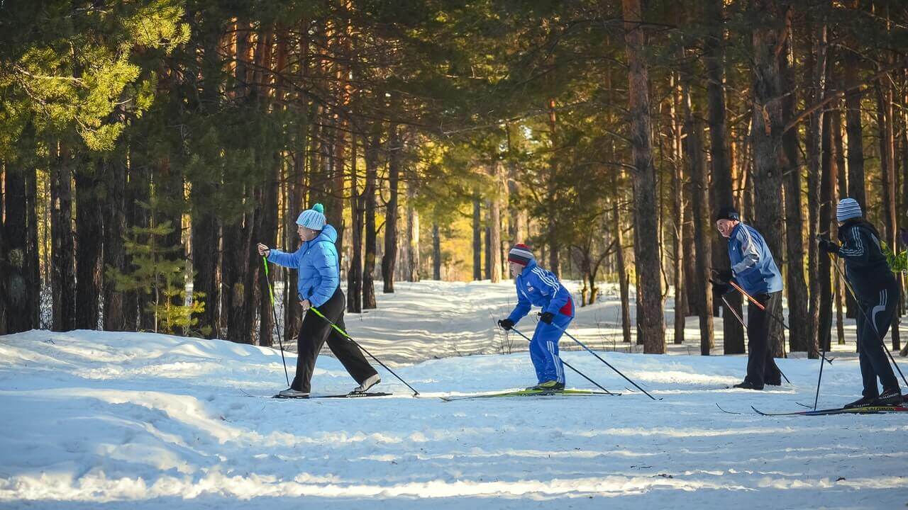zimné lyžovanie detí